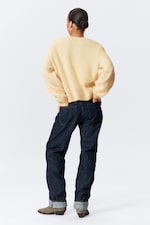 Light Yellow - Soft Knitted Cardigan - 2