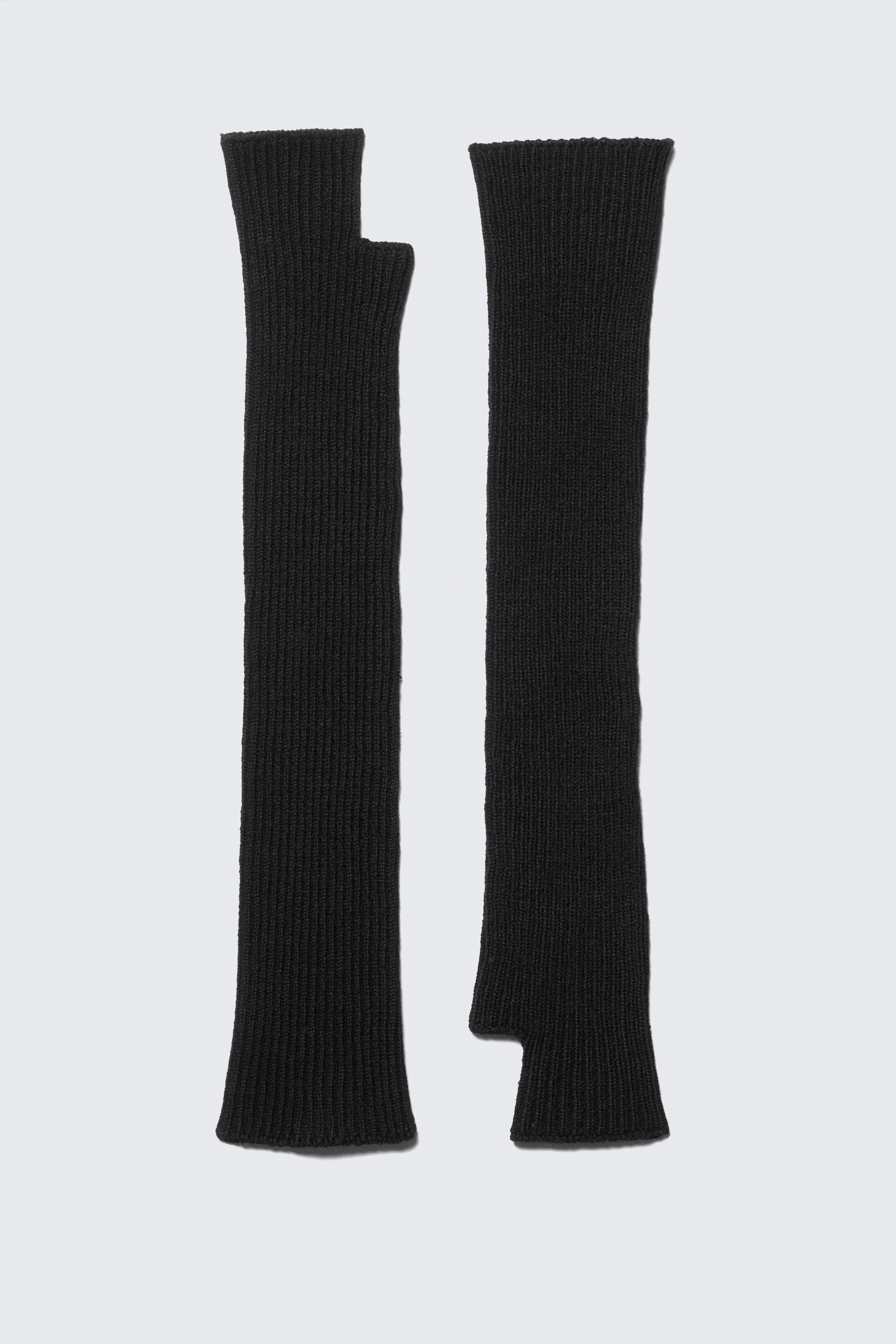 Grösseres Bild ansehen: Gerippte Pulswärmer - Schwarz - DAMEN | H&M CH 1