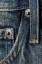 Baltic Blue - Donkerblauw - Cosmos ruimvallende denim short - 14
