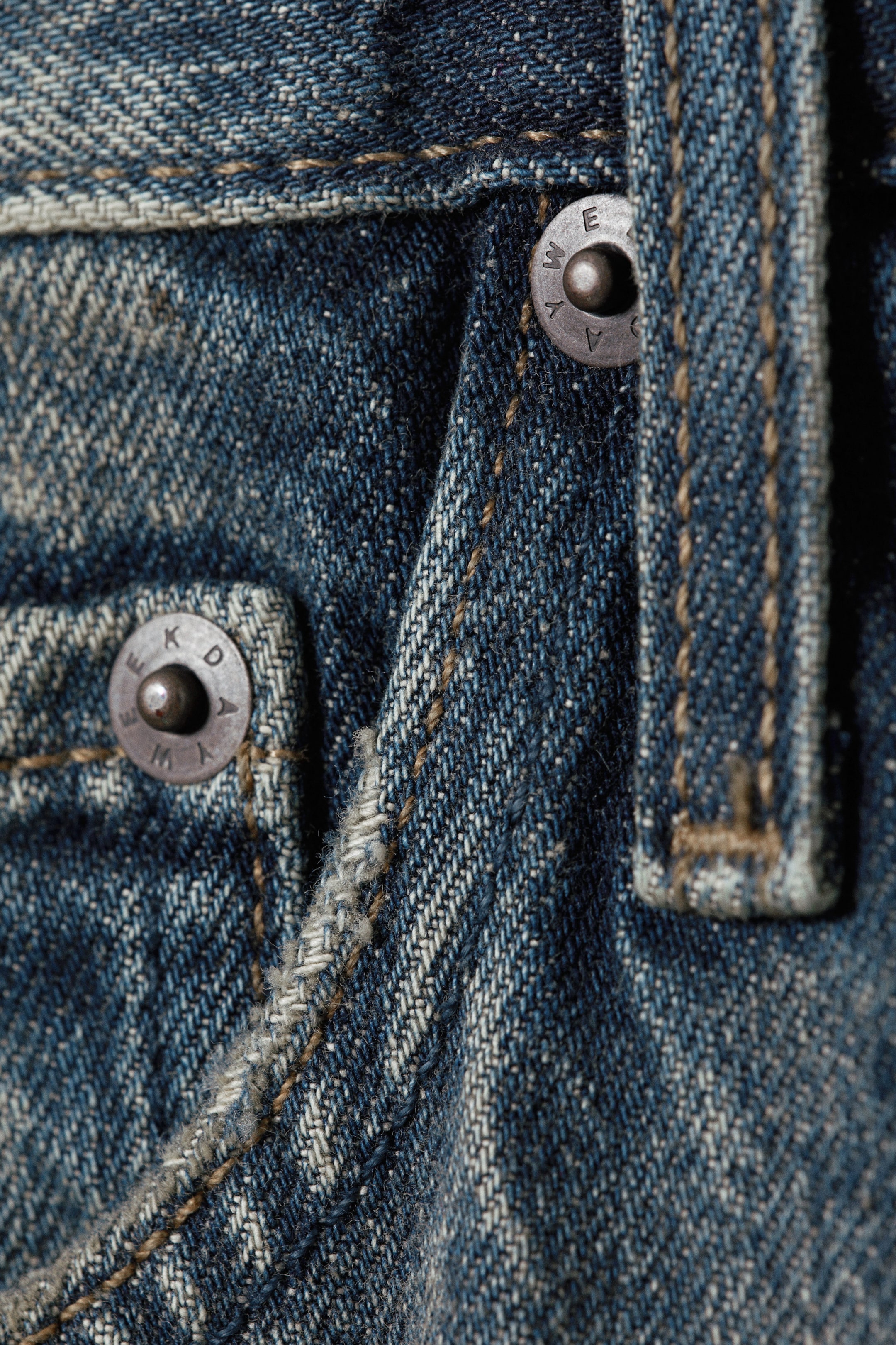 Baltic Blue – mørkeblå - Cosmos denimshorts med løs passform - 2
