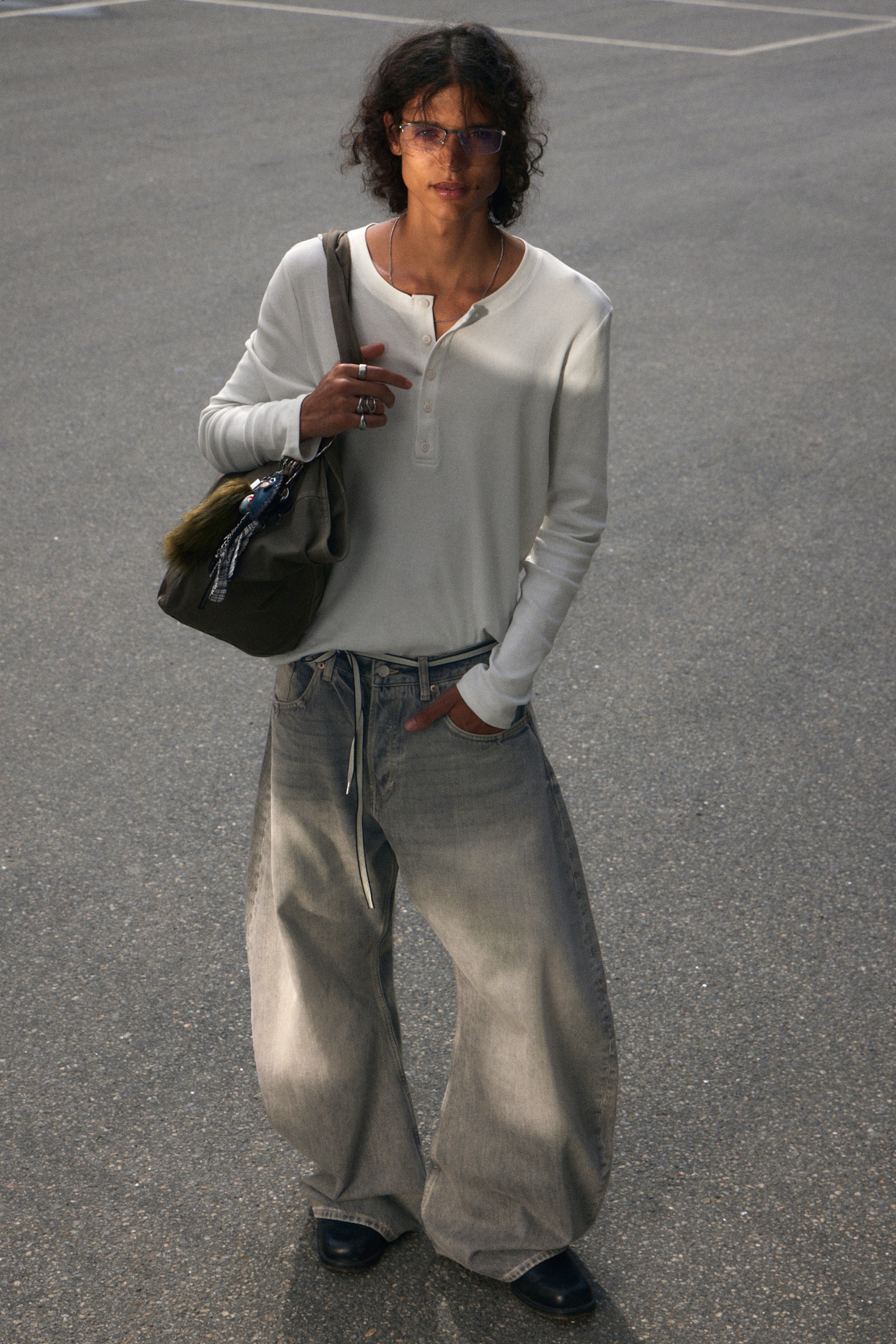 Solera Loose Barrel Jeans - Canyon Grey - Medium Grey