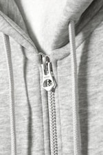 Gris chiné - Pull à capuche Essence Standard - 1