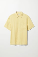 Yellow - Randy Linen Short Sleeve Shirt - 0
