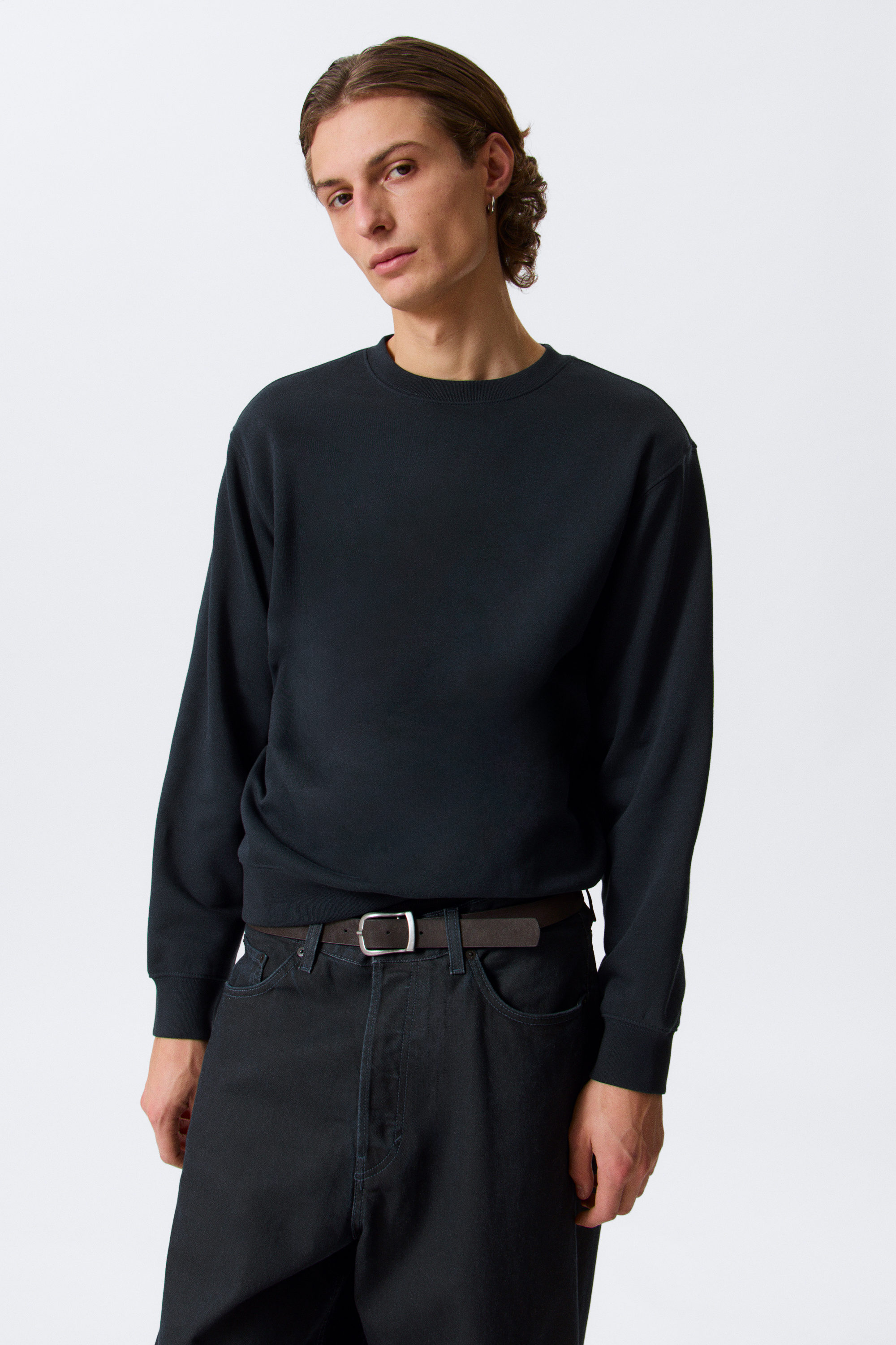 Navy Blue - Classic Sweatshirt - 2