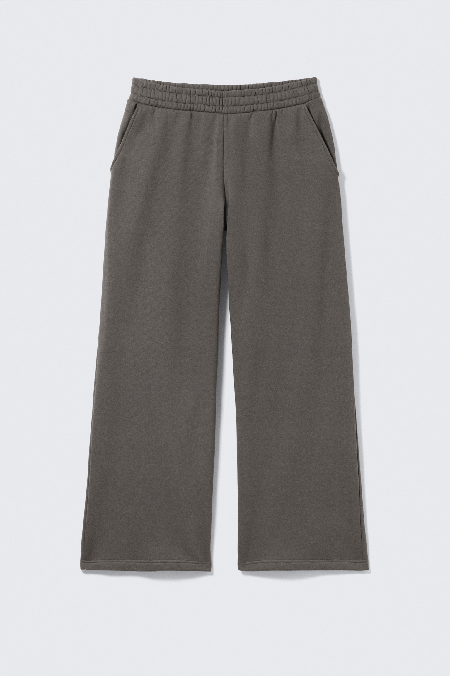 Pantalón de chándal grueso, largo y holgado - Gris oscuro lavado/Gris/Gris jaspeado/Verde oscuro/Negro/Marrón oscuro/Azul marino - 2