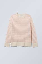 Pink/Gestreift - Cypher Pullover mit regulärer Passform - 0