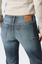 Blue Hymn - Medium Blue - Neptune Low Rise Slim Straight Leg Jeans - 4