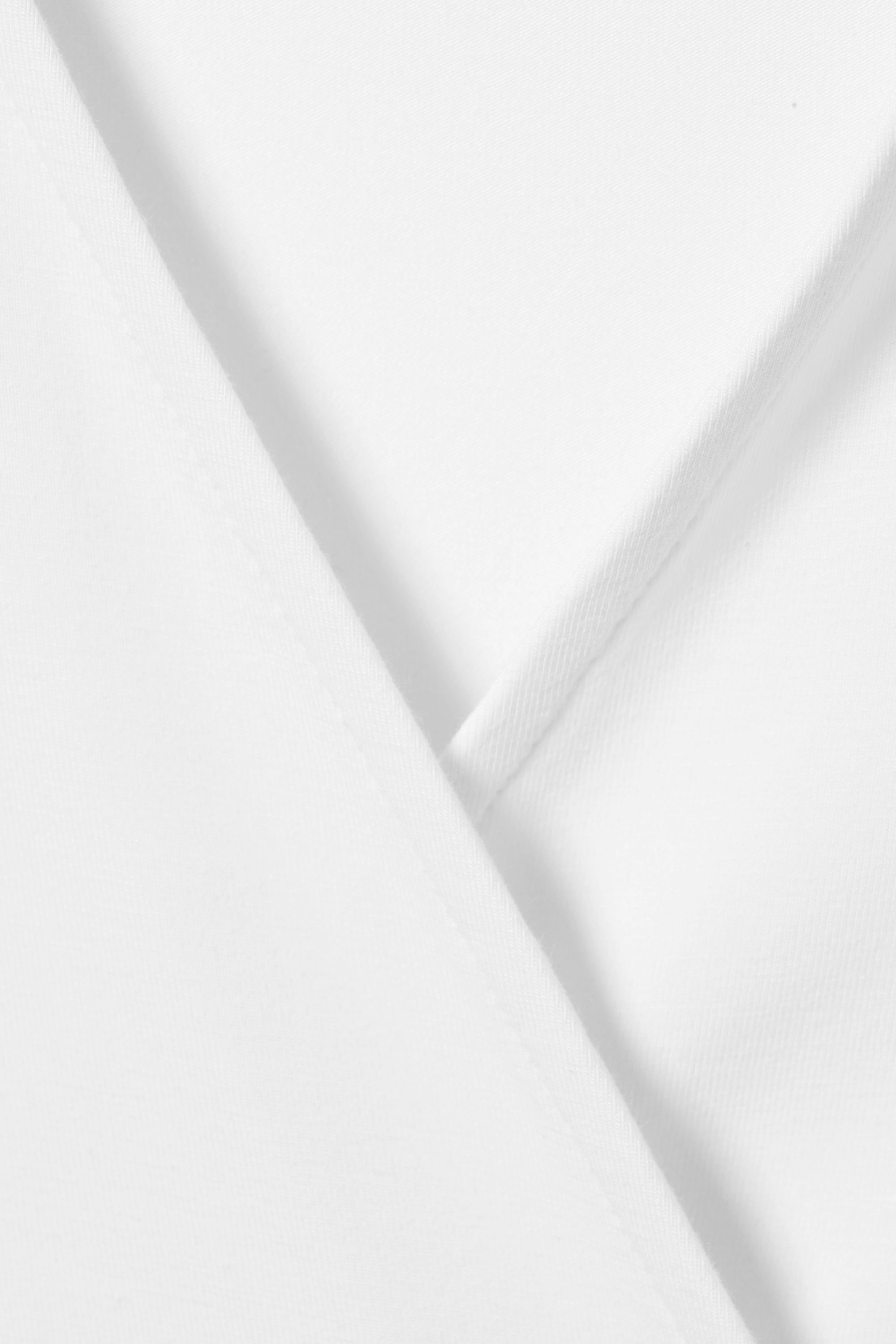 White - SLEEVELESS JERSEY WRAP TOP - 4