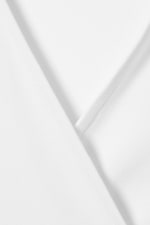 Blanc - HAUT SANS MANCHES EN JERSEY À ENROULER - 1