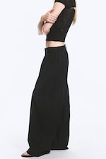 Black - Aya Pleated Trousers - 2
