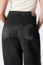 Deep Night - Black - Astro Loose Baggy Leg Jeans - 8