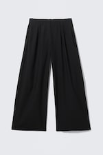 Svart - Aya plisserade byxor - 4