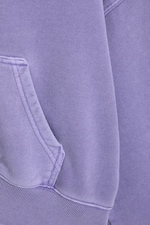 Washed Lilac - Cropped Boxy Zip Hoodie - 1