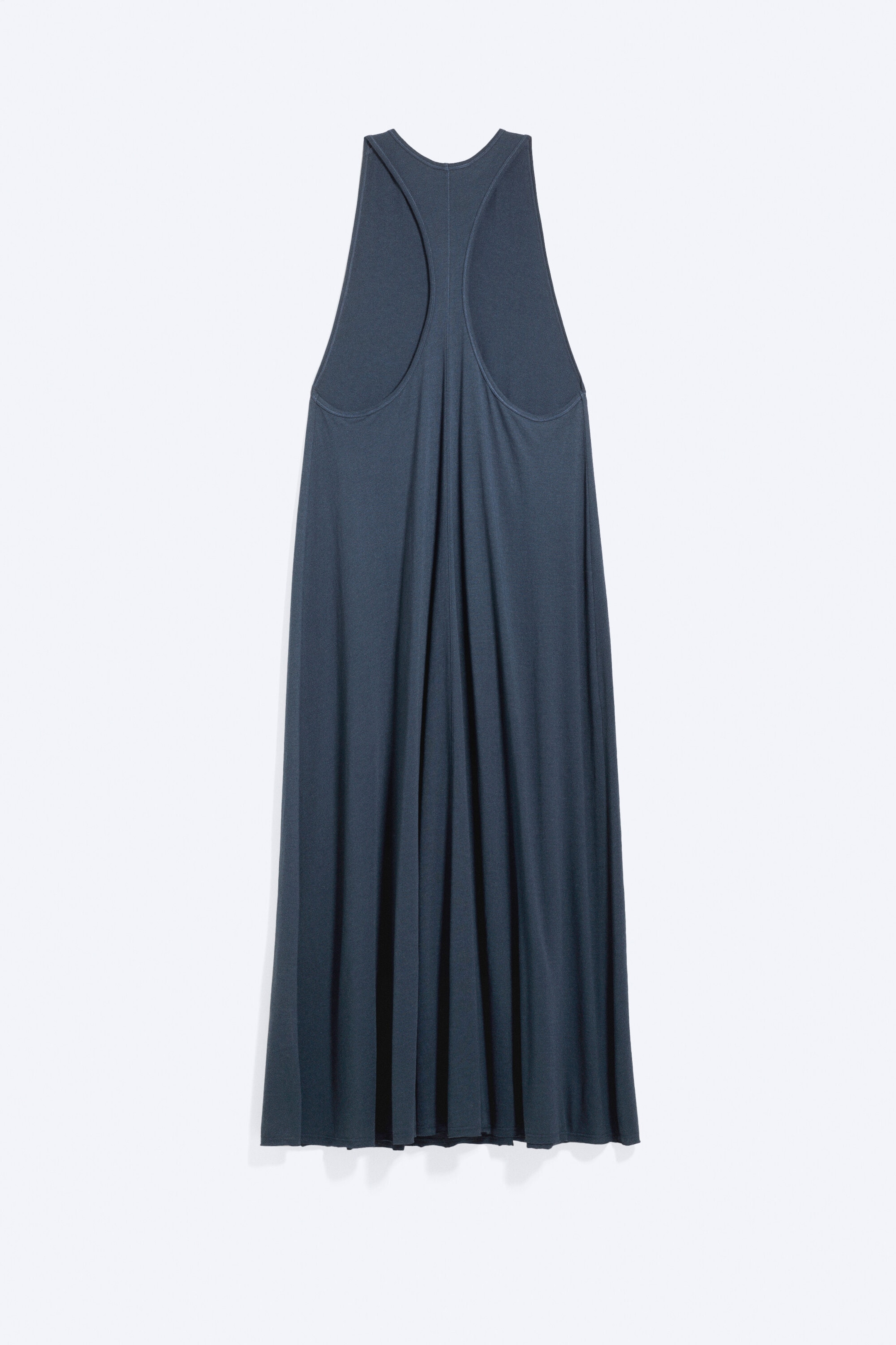 Dark Blue - Racerback Maxi Dress - 5