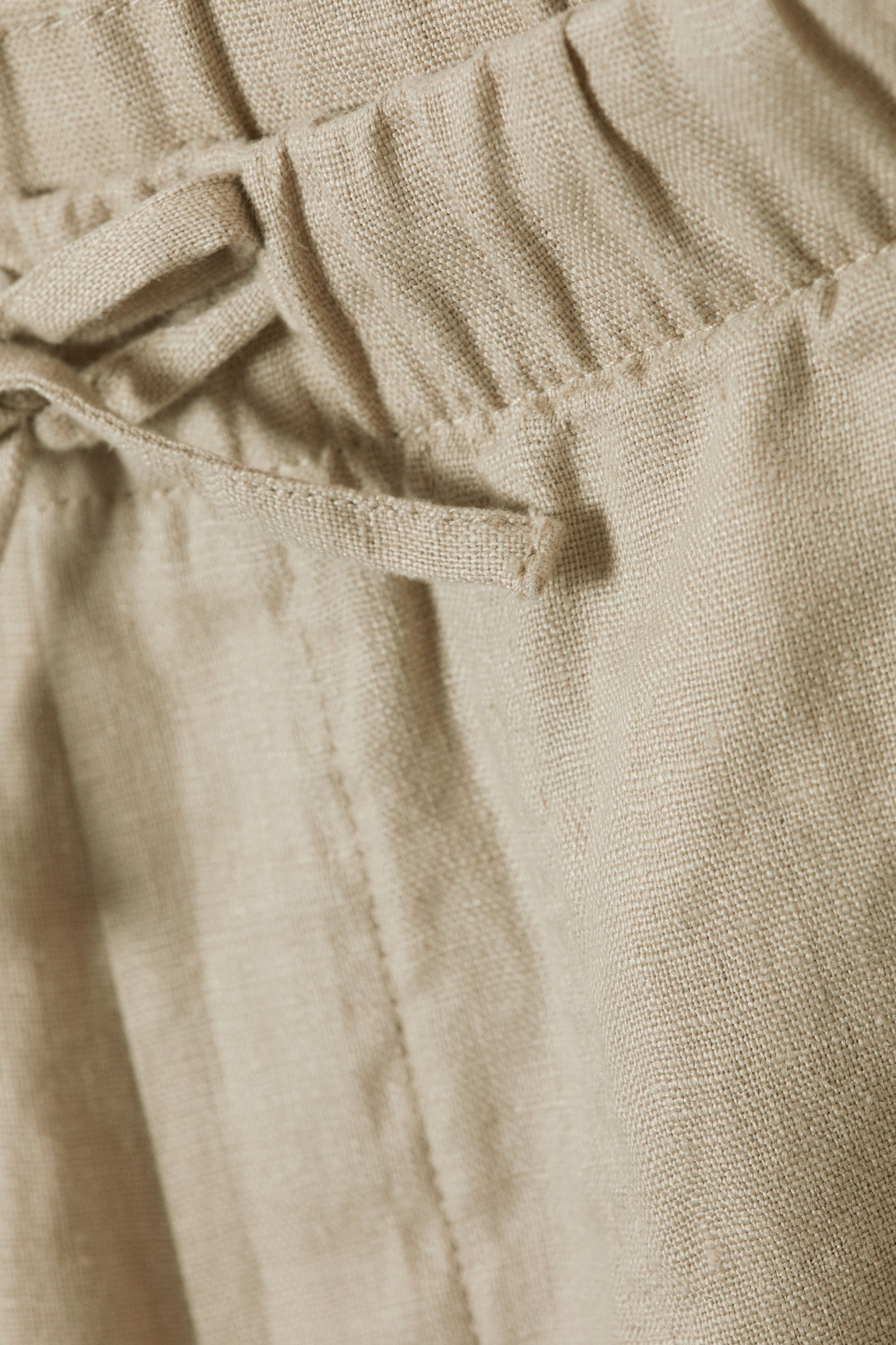 Ecru - Relaxed Linen Trousers - 2