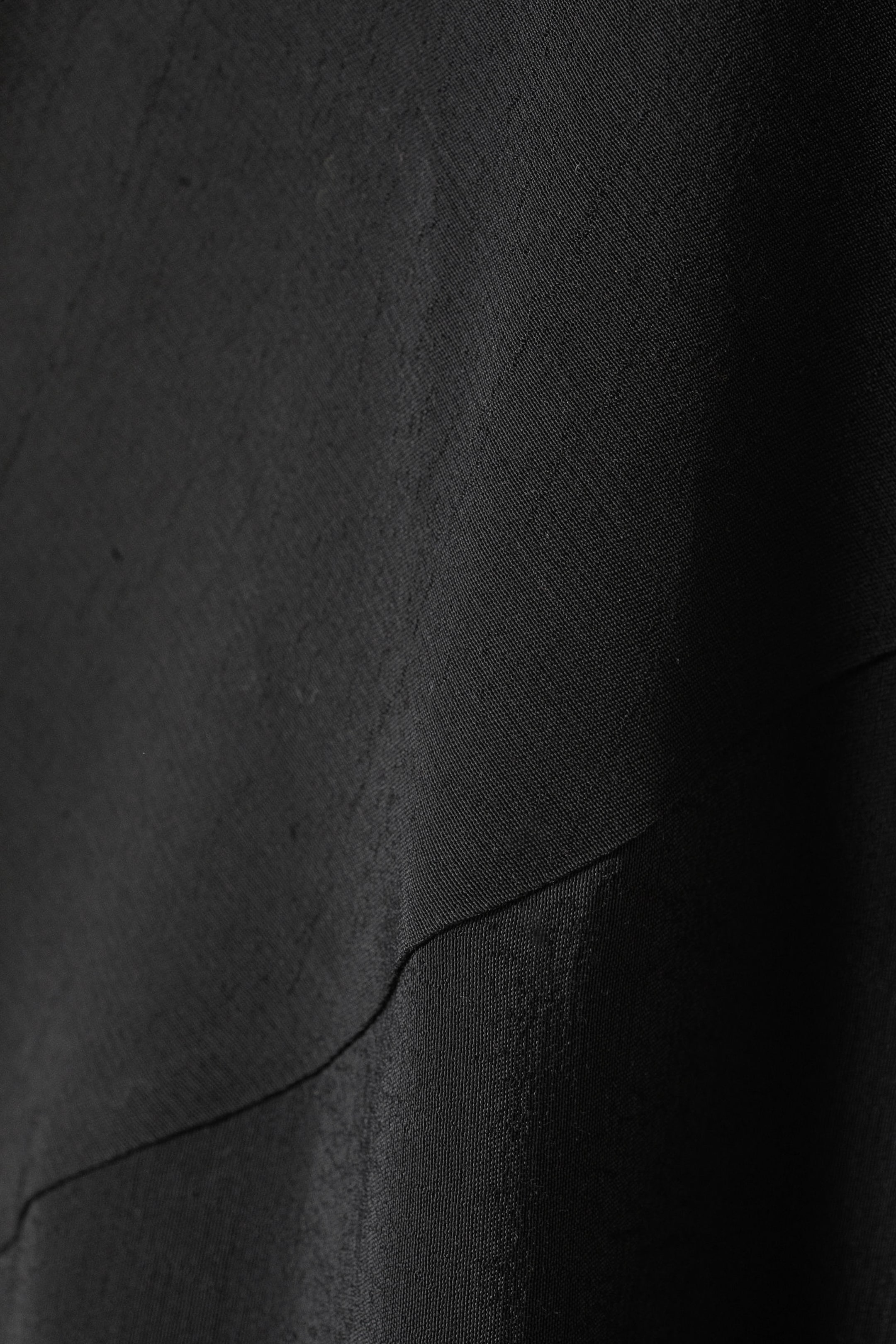 Zwart - Asymmetrische midi-rok - 1