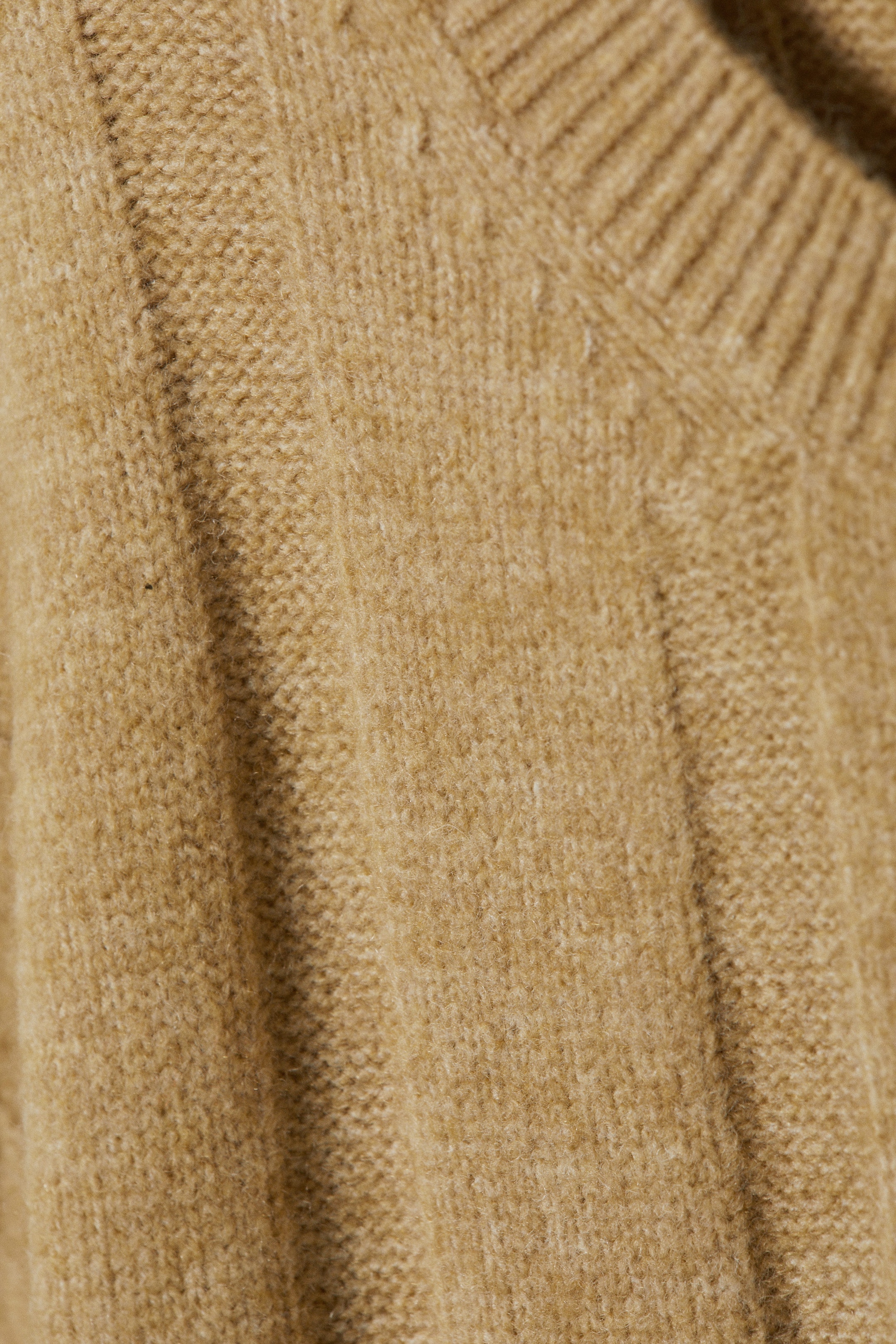 Beige - Fiona Rib Sweater - 1