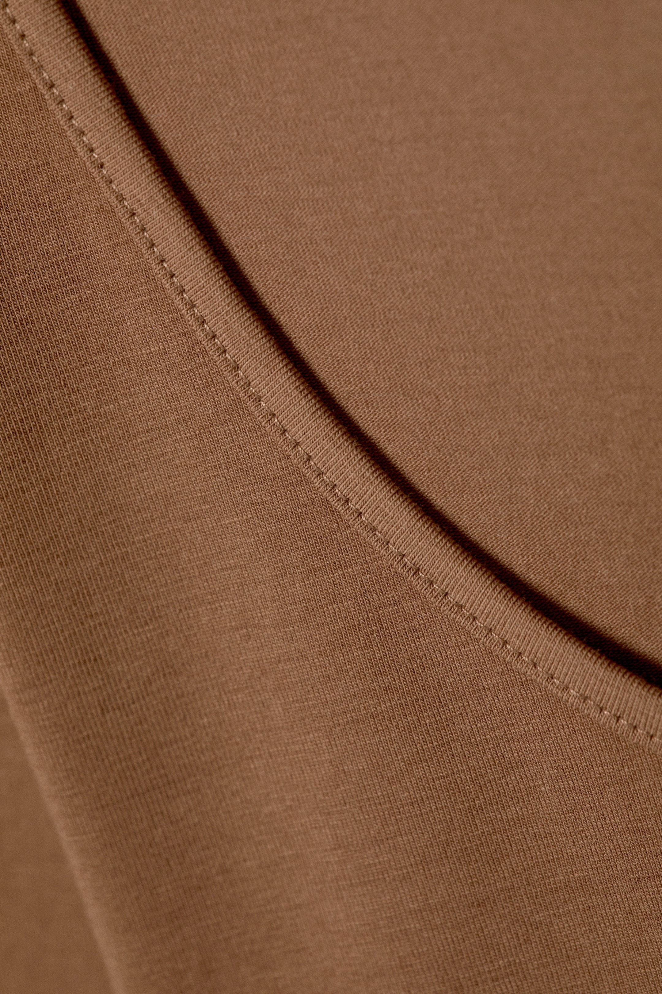 Marron - Top Slim Fit à manches longues - 5