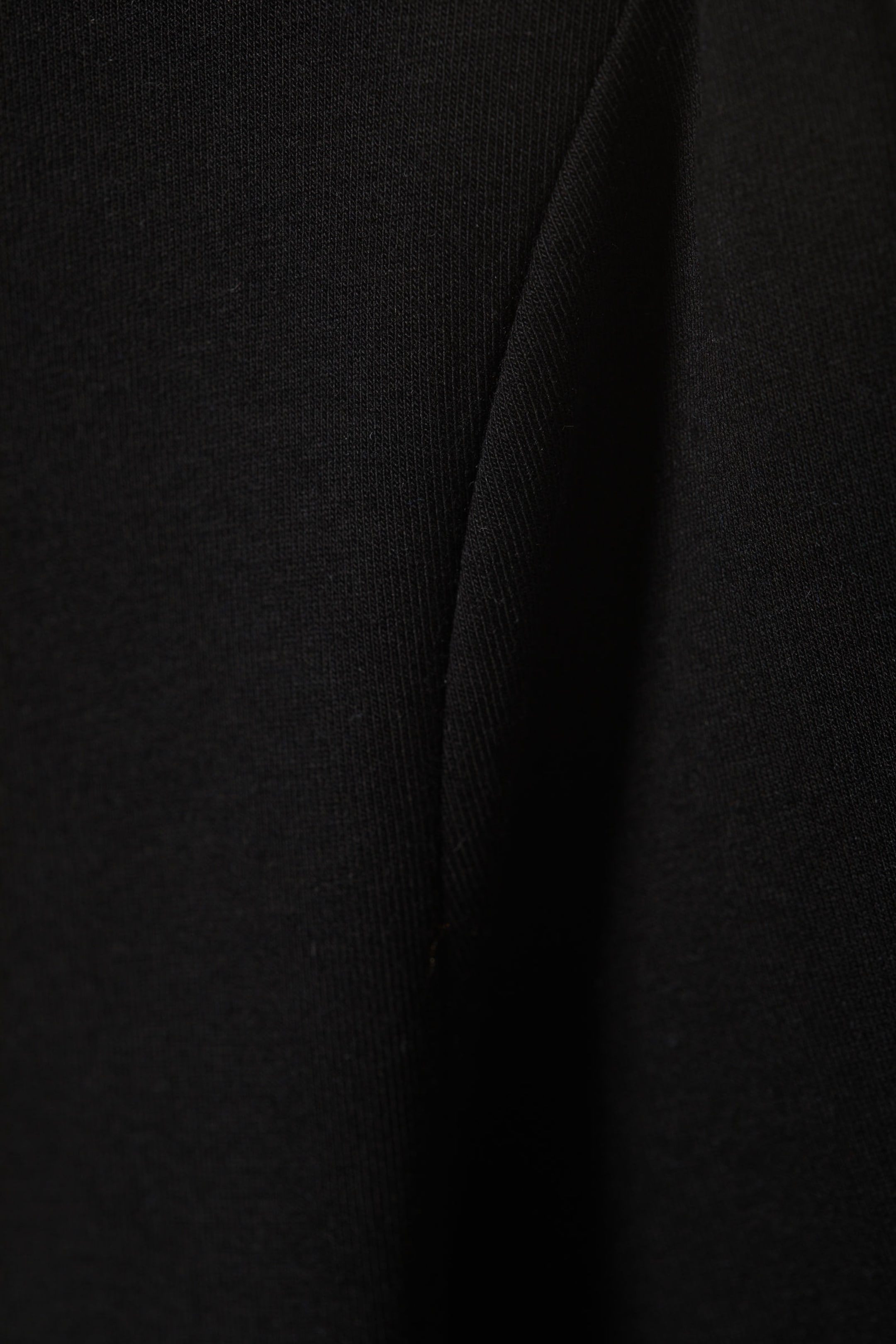 Black - Long Sleeve Mini Dress - 1