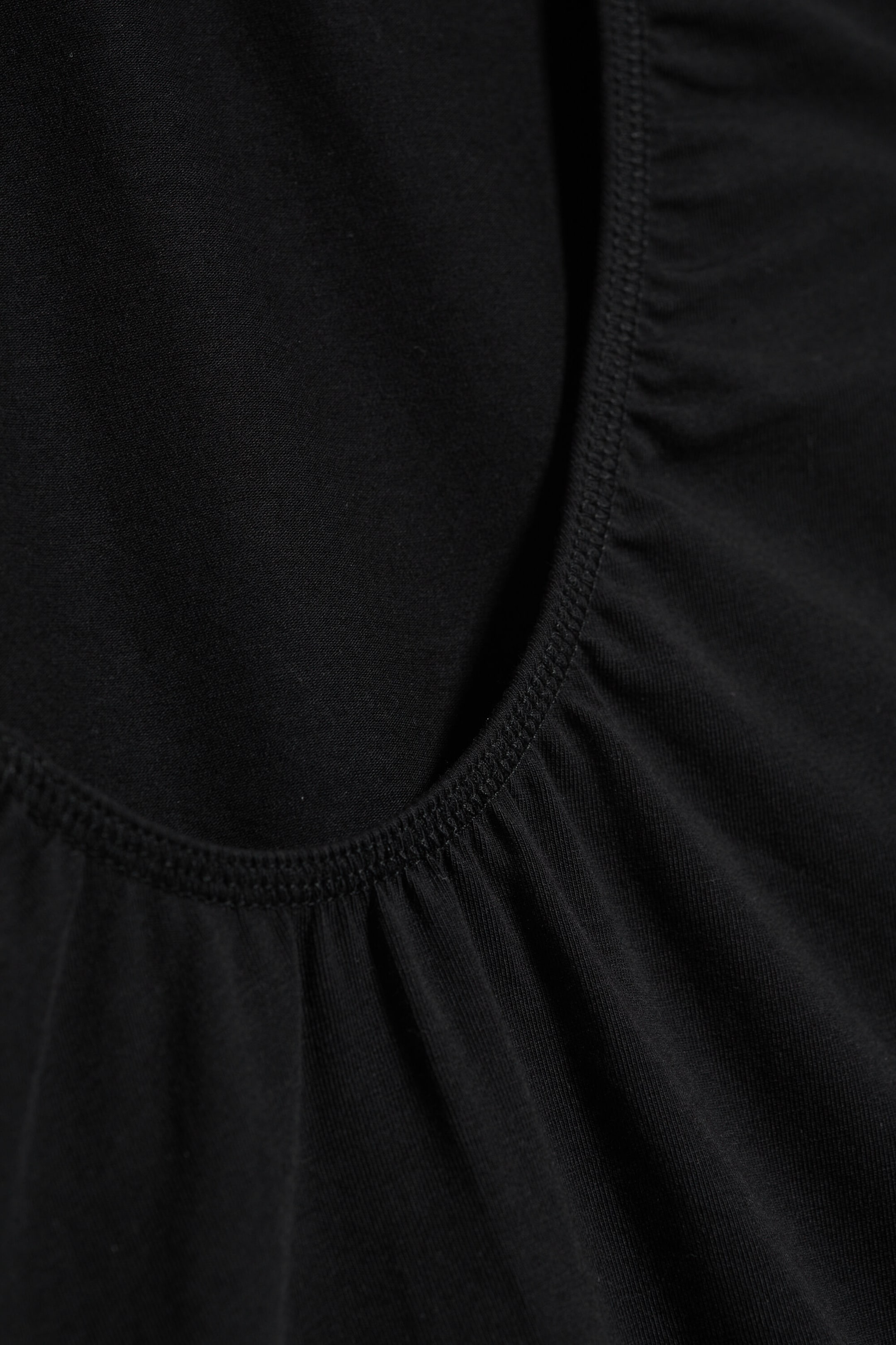 Black - Open back mini T-shirt - 5