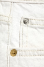 Dirty White - White - Bite Low Rise Mini Denim Shorts - 4