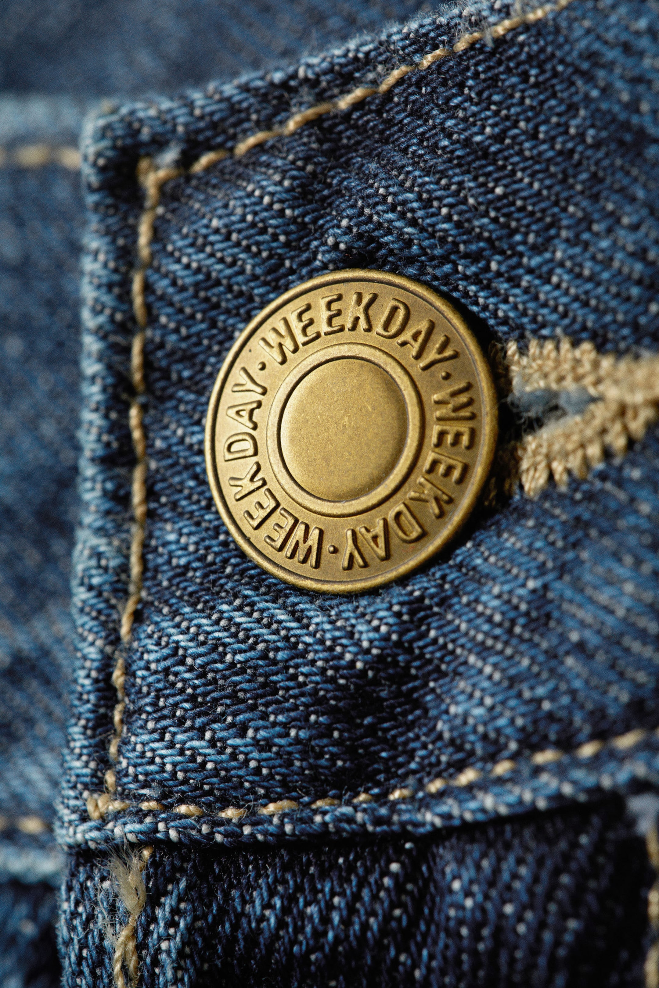Morning Blue - Mörkblå - Space Relaxed Straight Leg Jeans - 6