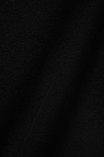 Schwarz - Schmal geschnittenes Neckholder-Top aus Baumwolle - 4