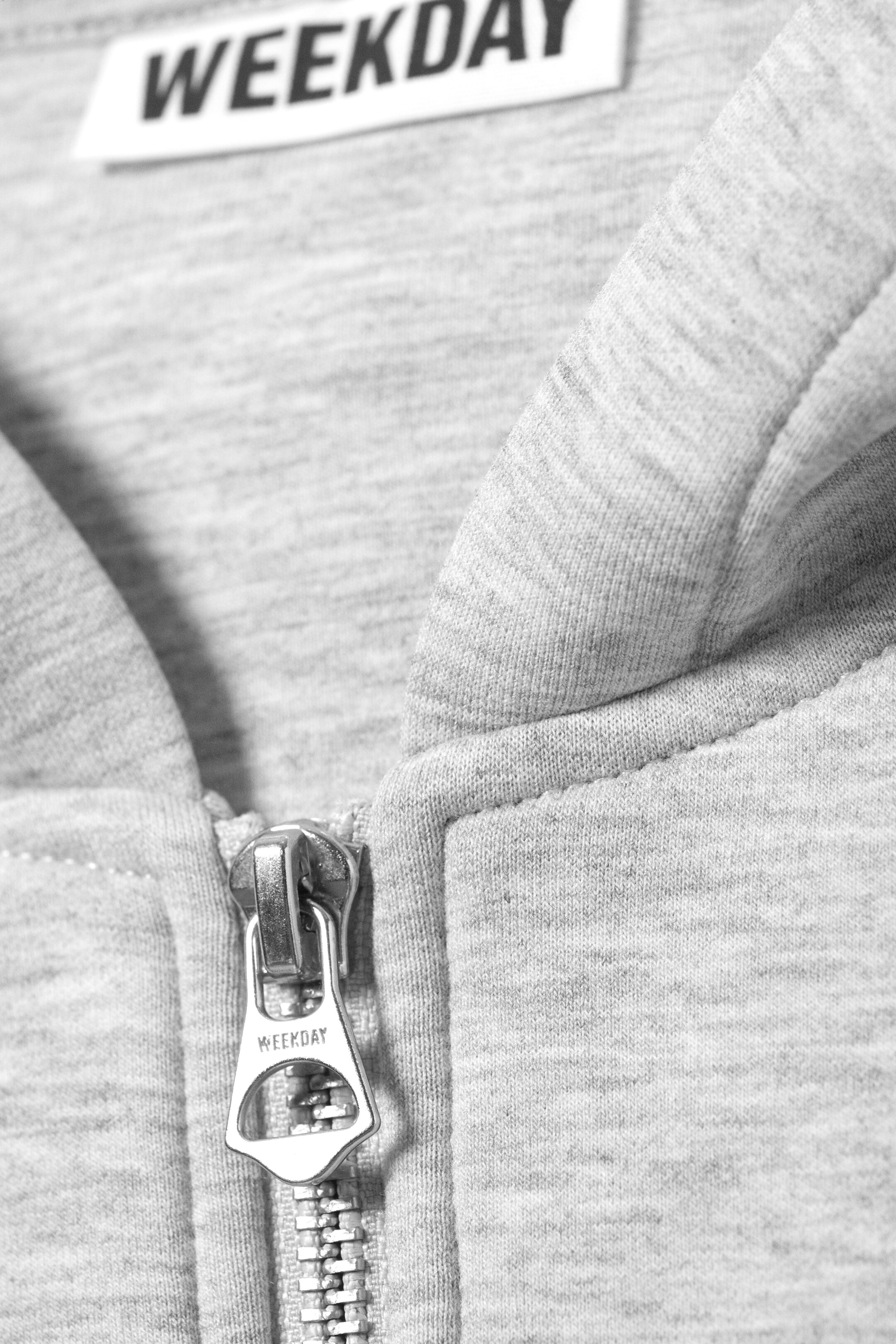 Agrandir l'image: Sweat à capuche zippé en scuba Simon - Mélange gris clair - HOMME | H&M CH 6