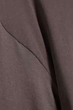 Dusty Plum - DRAPIERTES, ENG ANLIEGENDES T-SHIRT - 1