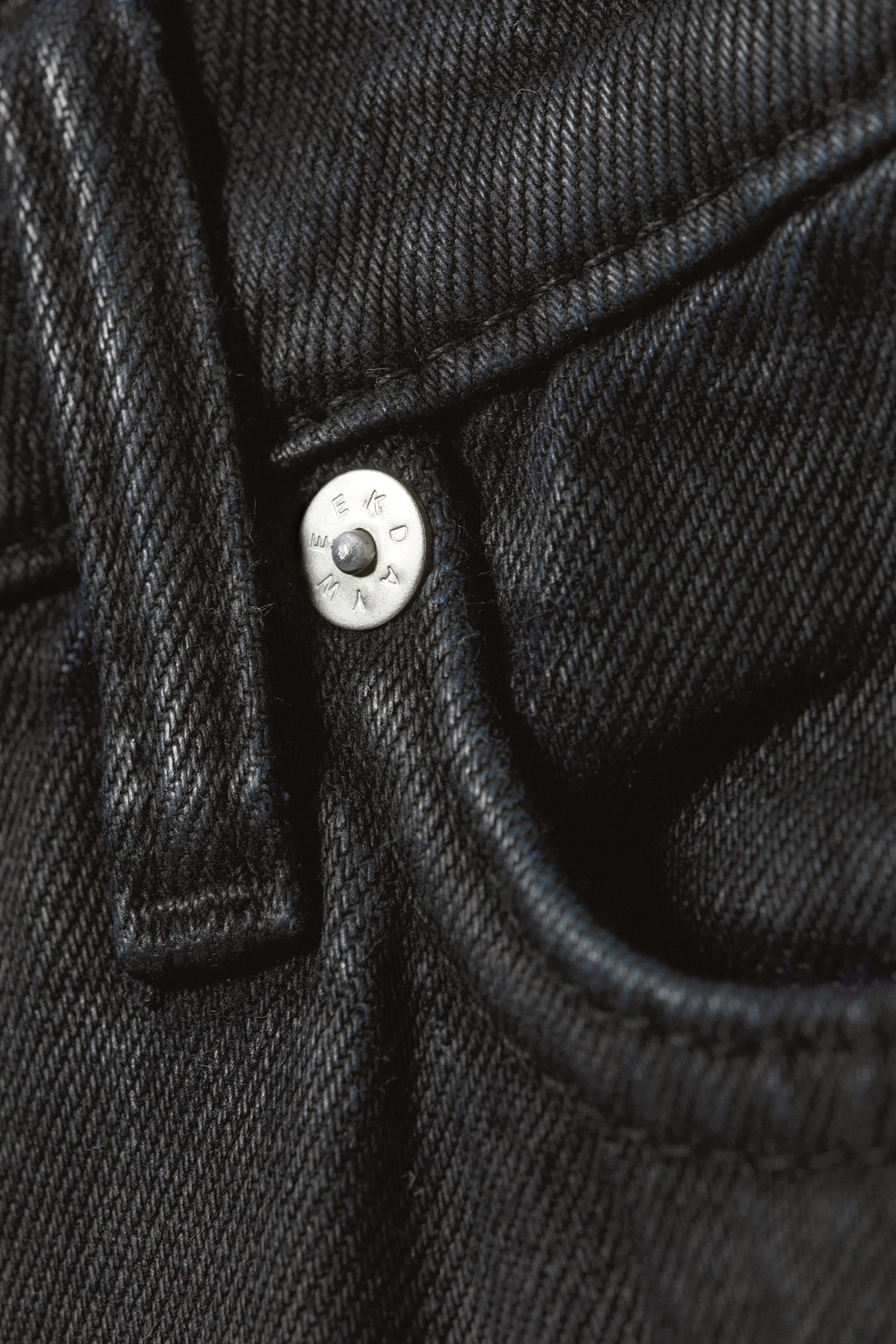 Black Coated - Eta Flare Jeans - 1