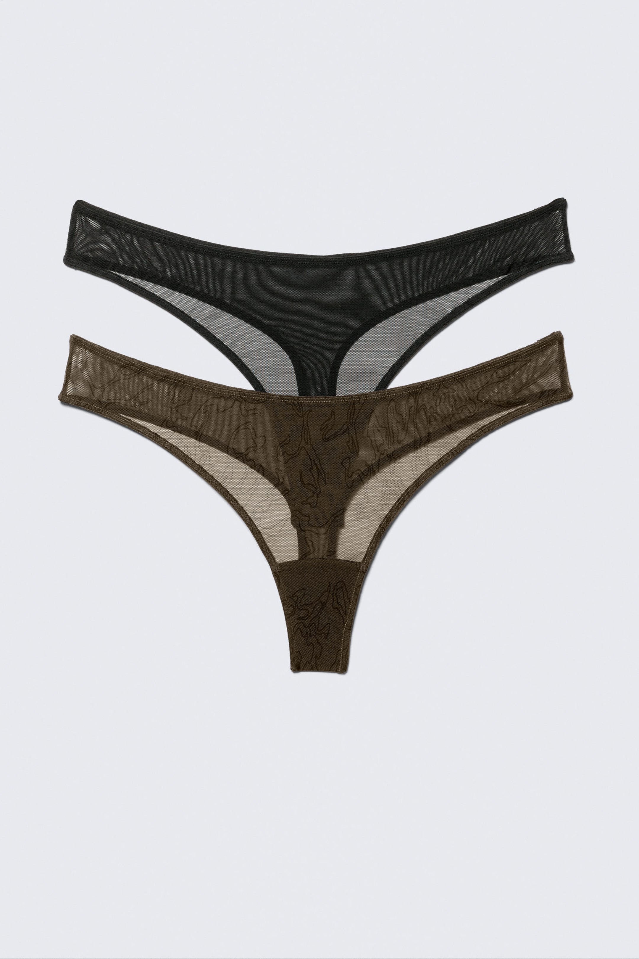 #423934 - 2-pack Mila Mesh Thongs - 1