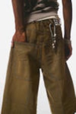 Deep Brown - Dunno Loose Fit Carpenter Jorts - 13