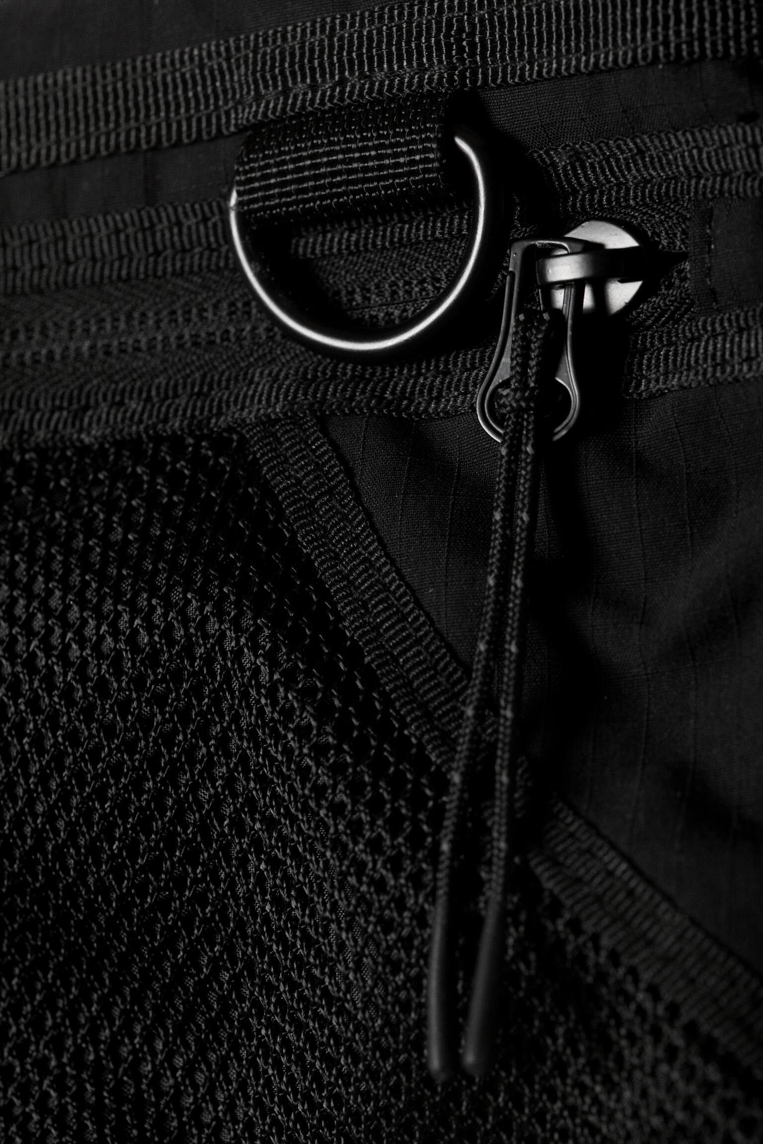 Mini sac à bandoulière utilitaire - Noir - 4
