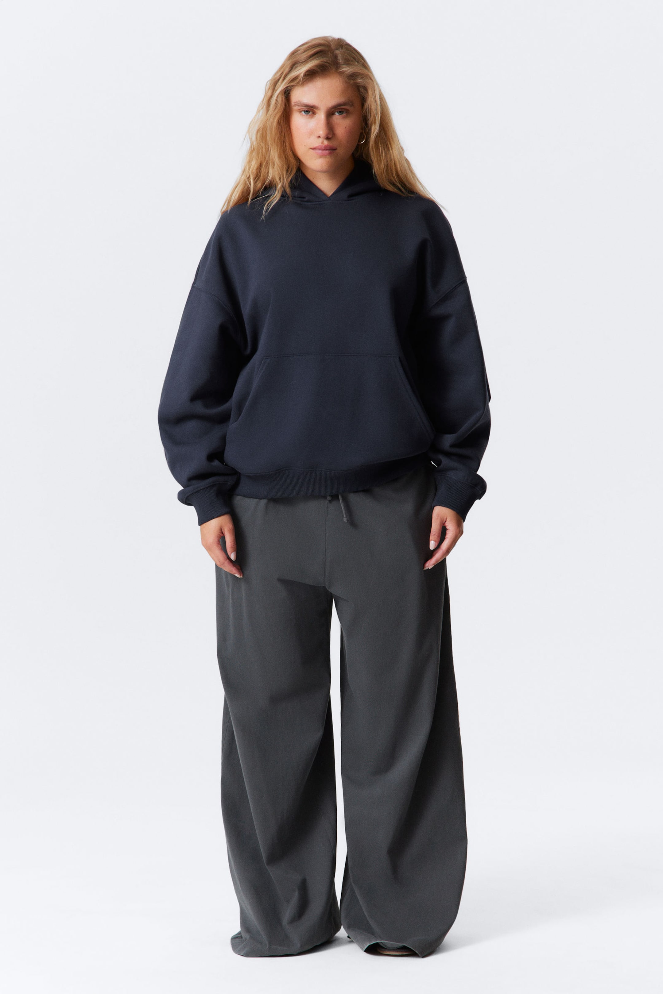 #3B3D4B - Schwerer Oversized-Hoodie - 2