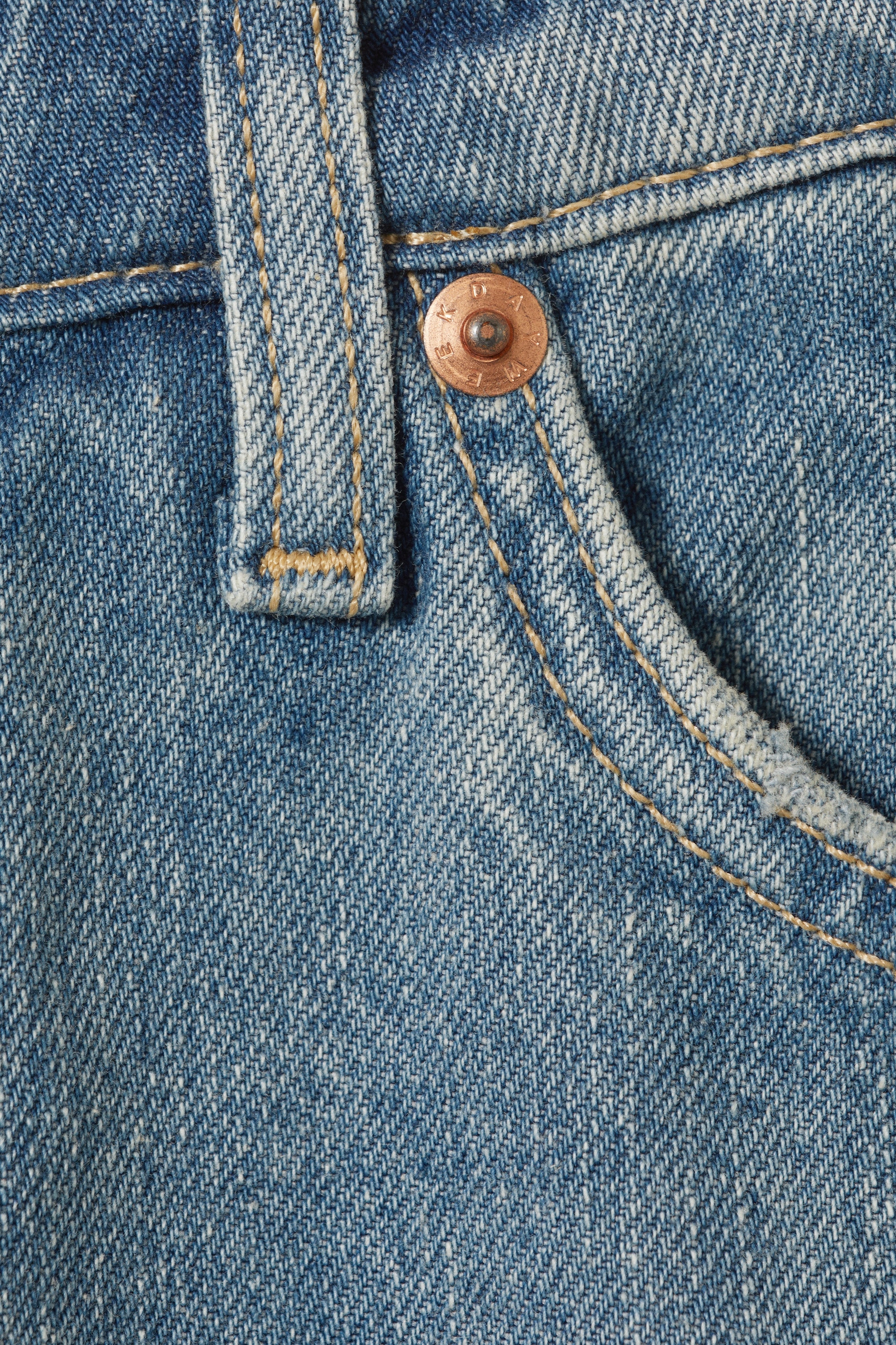 2000 Blue - Middelblauw - Arrow lage jeans met rechte pijpen - 6