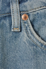 2000 Blue - Medium Blue - Arrow Low Rise Regular Straight Leg Jeans - 6