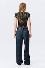 Dunkelbraun - Drache - Schmales Baby-Tee mit Print - 3