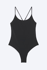Black - Racer Back Swimsuit - 3