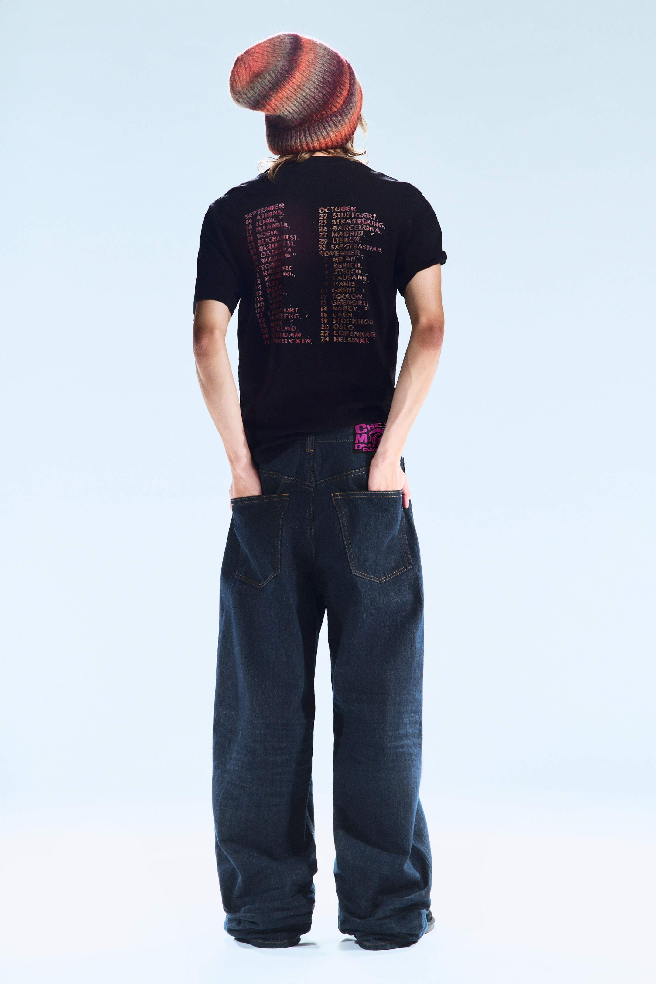 Zobrazit větší obrázek: Looser Regular Waist Loose Straight Jeans - Blue - MUŽI | H&M CZ 2