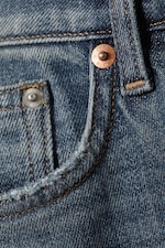 Blue Hymn - Medium Blue - Neptune Low Rise Slim Straight Leg Jeans - 6