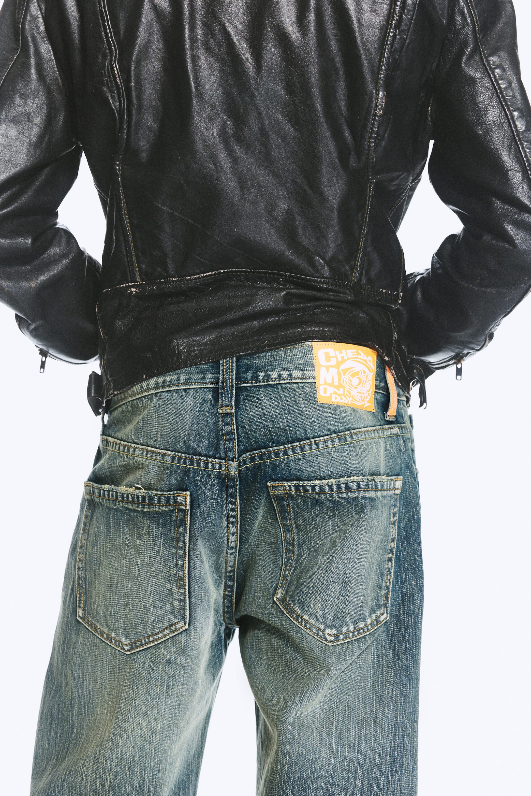 Hazy Blue - Medium Blue - Anti Unisex Low Waist Regular Straight Jeans - 6