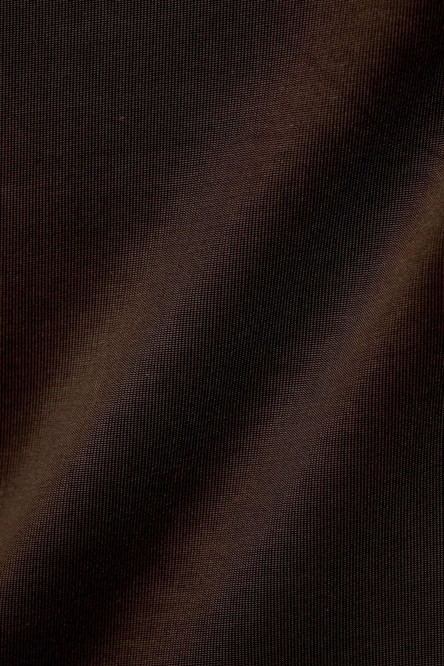 Asymmetrisches Jersey-Tanktop zum Binden - Dunkelbraun/Weiß - 5