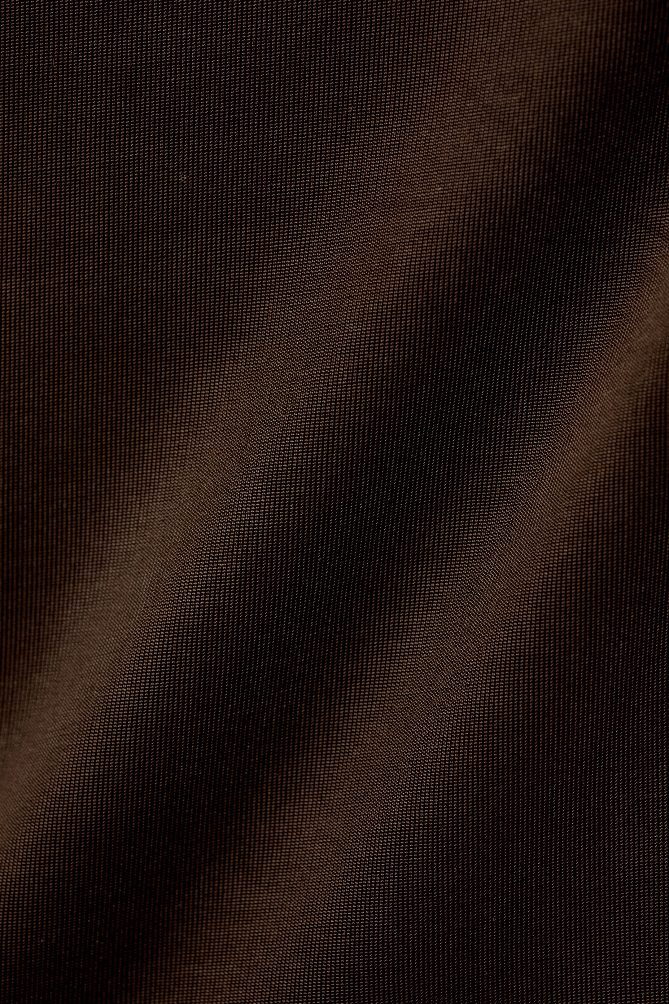 Dark Brown - Asymmetric Tie Jersey Tank Top - 2