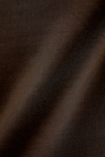 Dark Brown - Asymmetric Tie Jersey Tank Top - 1