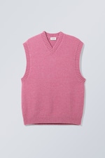 Pink - Cohen V-neck Vest - 0