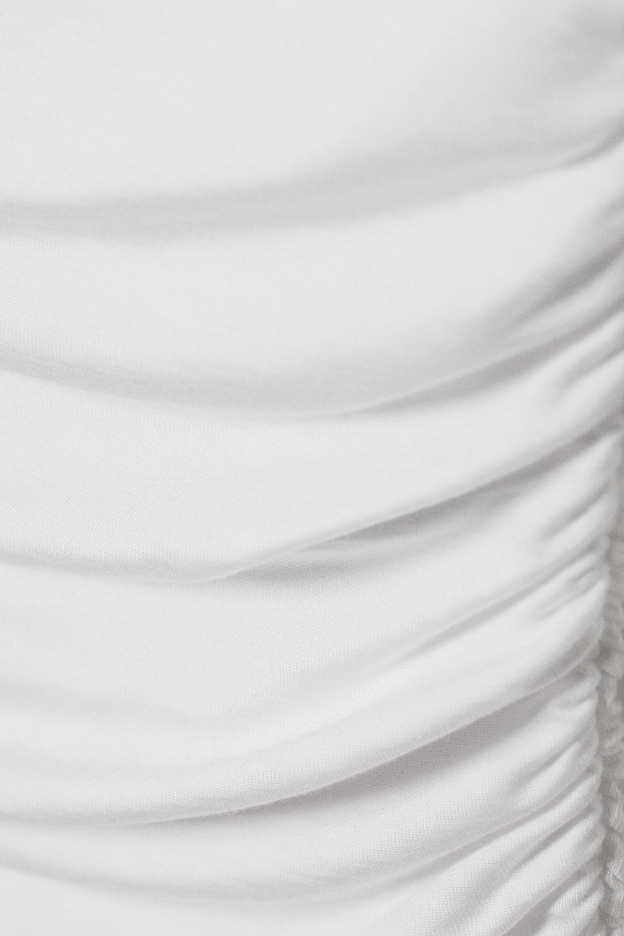 Grösseres Bild ansehen: Drapiertes Top mit Stehkragen - Weiß - DAMEN | H&M CH 2