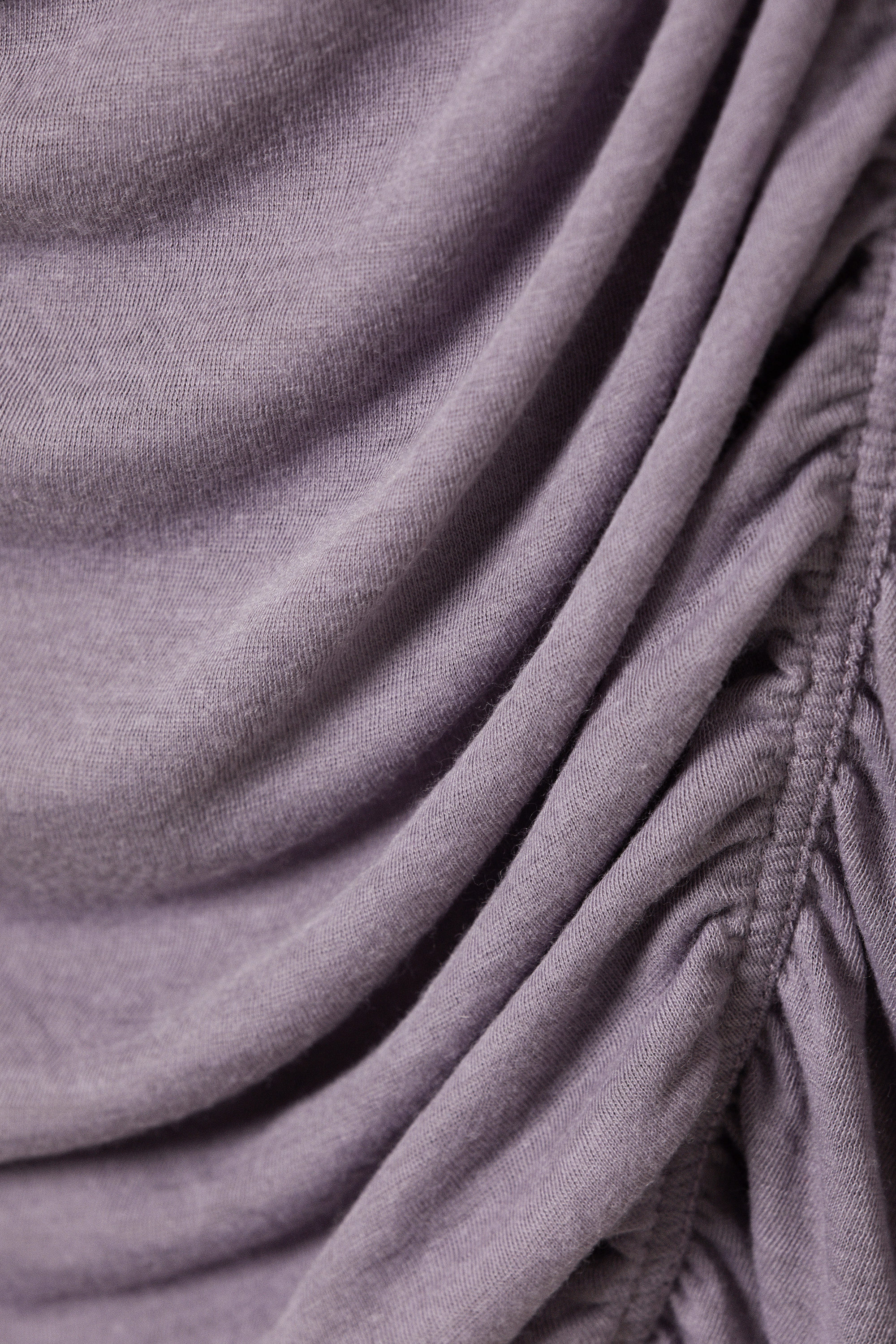 Lilas - Haut à manches longues froncé - 5