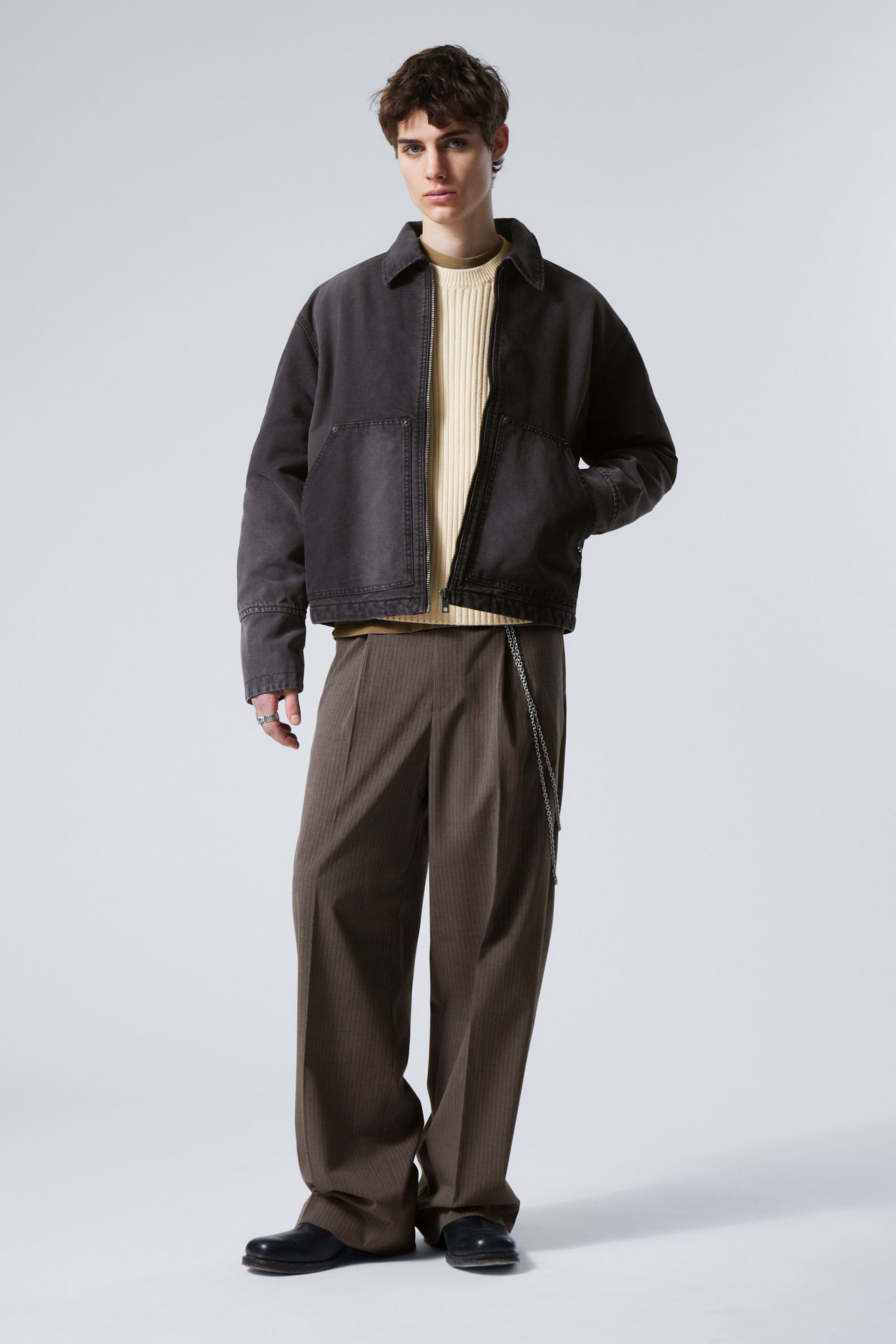 #272628 - Relaxed Washed Utility Jacket - 2