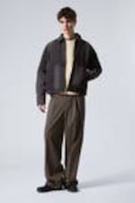 Washed Black - Relaxed Washed Utility Jacket - 1