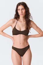 Dark Brown - Scoop Bikini Bottoms - 0